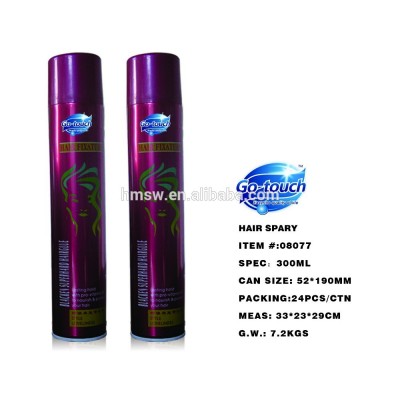 Go-touch 300ml Temporary Salon Professional  Hair Oil Sheen Style Super Hold Spray