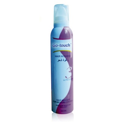 Go-touch 300ml hair hold hair mousse spray