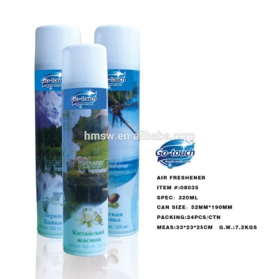 Go-touch 320ml Good quality Customize aerosol air freshener